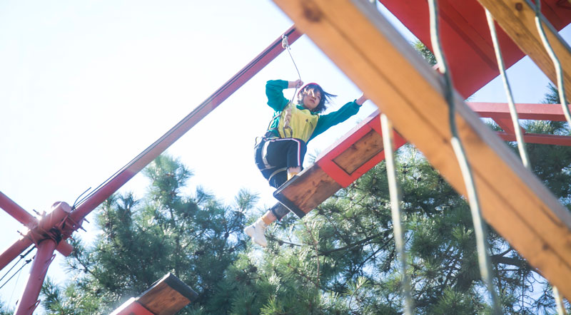 拓展训练　断桥